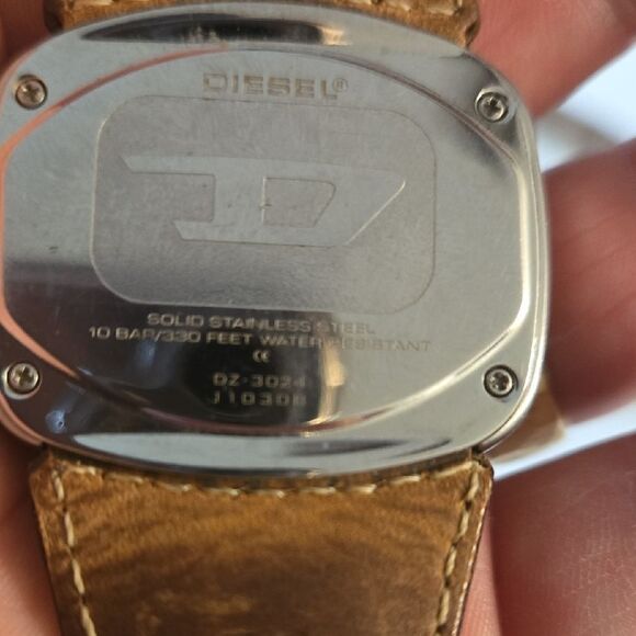 Diesel Silver and Brown Watches with Unique Dials - Picture 7 of 10